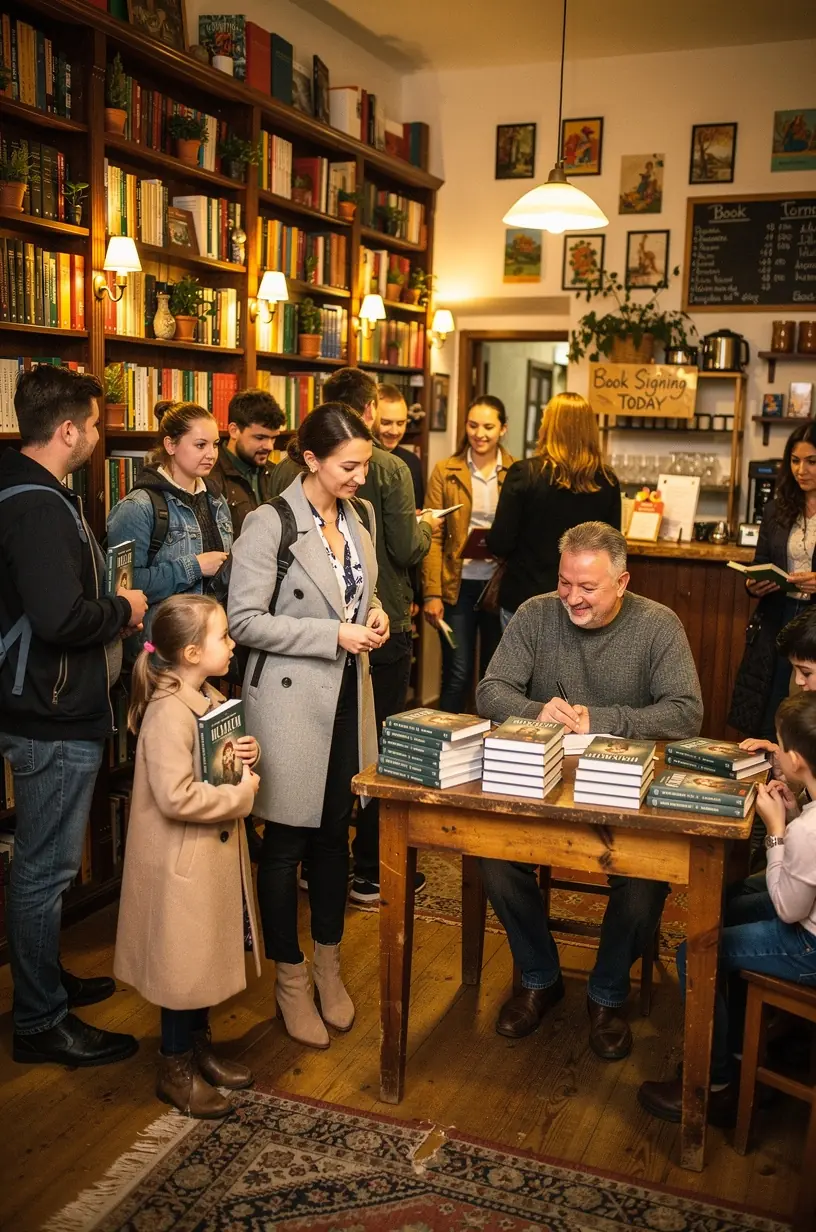 Persoană care citește cu atenție un ghid practic pe un dispozitiv mobil.